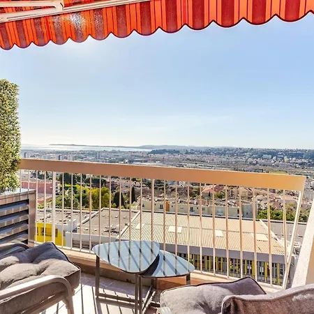 Vue Et Montagne Panoramique דירה ניס
